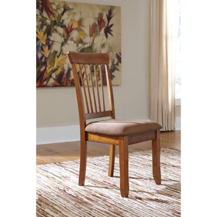Berringer Dining Uph Side Chair - Rustic Brown - (Set of 2) - D199-01 by Ashley Furniture Signature Design