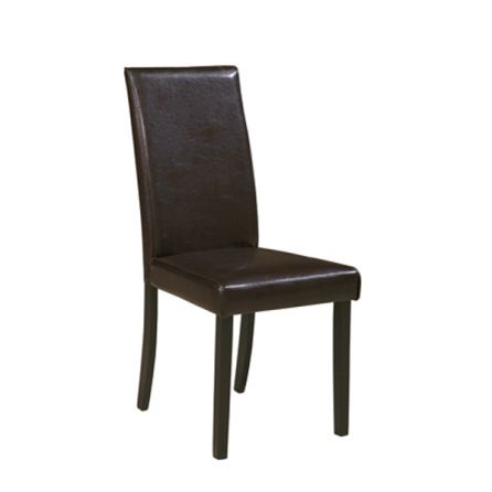 Kimonte Dining Uph Side Chair - Dark Brown - (Set of 2) - D250-02 by Ashley Furniture Signature Design