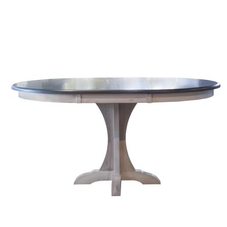 Driftwood/Maple Round Dining Table