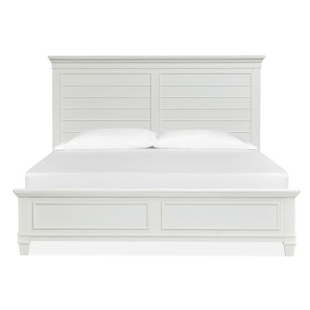 Charleston White Panel Bed