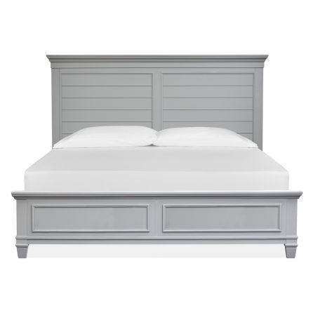 Charleston Grey Panel Bed