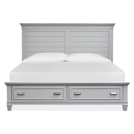 Charleston Grey Storage Bed