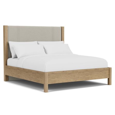 Front view of Davie Upholstered Bed