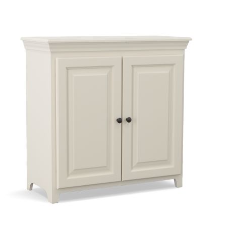 Pine Pantry Linen White Cabinet