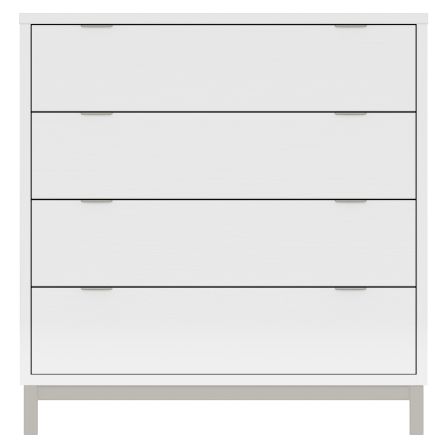 Solace White Nickel Chest