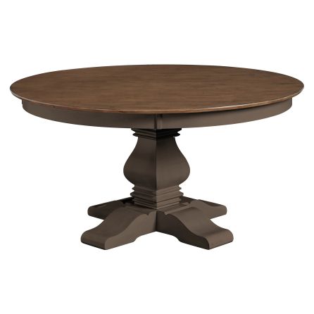 Vista Hickory Coal Round Dining Table