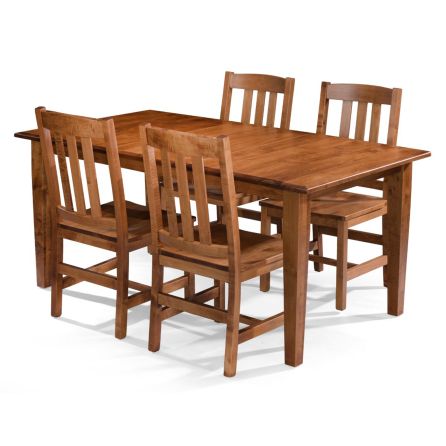 Michaels Maple 5 Piece Dining Set (Table with 4 Side Chairs)
