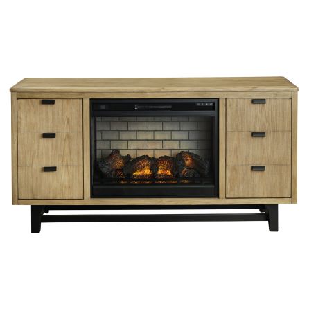 Freslowe Entertainment Unit with Fireplace