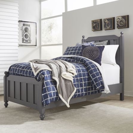 Cottage View Gray Youth Panel Bed