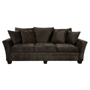Front view of Posen Espresso Sofa