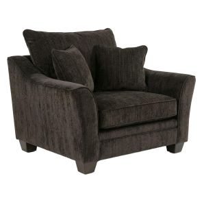 Angled front view of Posen Espresso Chair 1/2