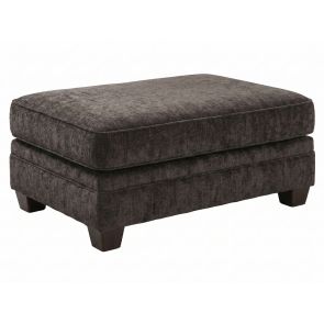 Front angled view of Posen Espresso Ottoman
