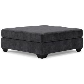 Rawcliffe Charcoal Oversized Accent Ottoman