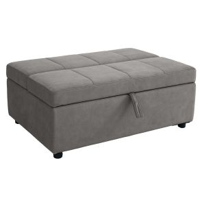 Front view of Essex Sleeper Ottoman in closed position