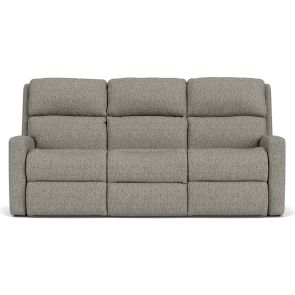 Front view of Catalina Power Headrest Reclining Sofa