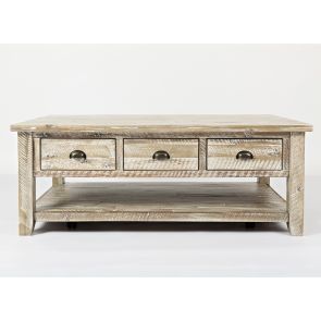 Seaside Washed Grey Cocktail Table