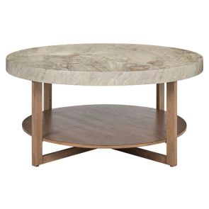 Front view of Danby Round Cocktail Table