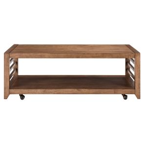 Front view of Shaker Lakes Rectangular Cocktail Table