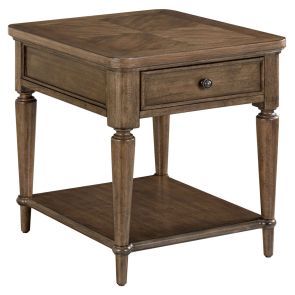 Angled front view of Harrison Heights Rectangular End Table