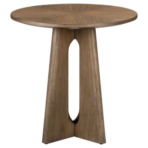 Front view of Hendrix Place Round End Table