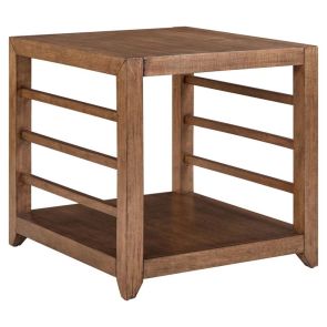 Angled front view of Shaker Lakes Rectangular End Table