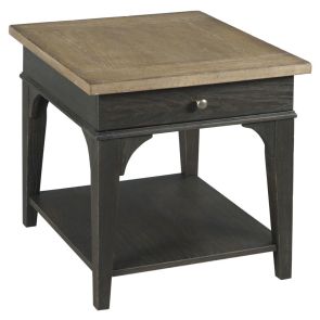Hancock Two-Tone Rectangular End Table