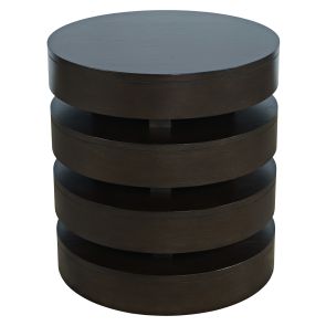 Front view of Brix Espresso End Table