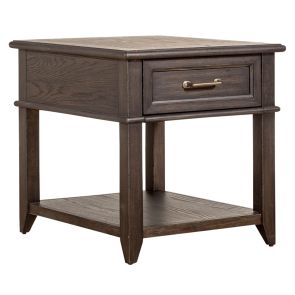 Side view of Mill Creek end table