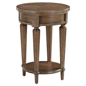 Angled front view of Harrison Heights Round Chairside Table