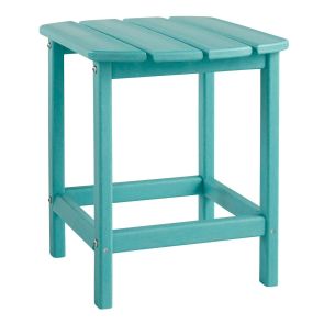 Turquoise Outdoor Chairside Table