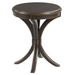 Front view of Whitaker Round Chairside Table