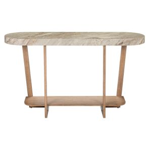 Front view of Danby Oval Sofa Table