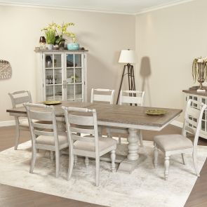 Cape Cod 7 Piece Dining Set (Table with 6 Side Chairs)