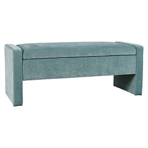 Braun Blue Accent Bench