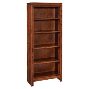 Front view of 2 West 60 Inch High Antique Cherry Bookcase
