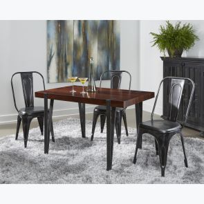 5 Piece Accent Dining Set (Table with 4 Side Chairs)