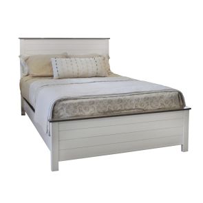 Portland Two-Tone Panel Bed