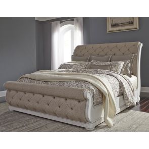 Abbey Park Upholstered Sleigh Bed