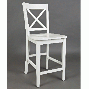 Simplicity Paperwhite X-Back Counter Stool
