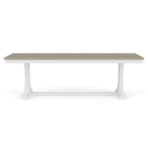 Front view of Cora Trestle Dining Table