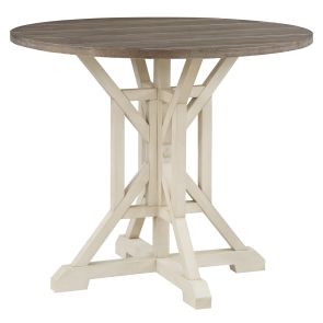 Bar Harbor White Round Counter Height Table