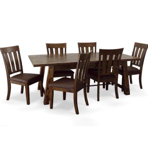 Aspen 7 Piece Dining Set (Table with 6 Side Chairs)