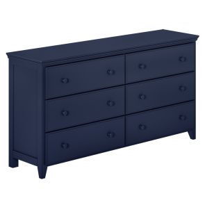 Maxtrix Cobalt Blue 6 Drawer Dresser