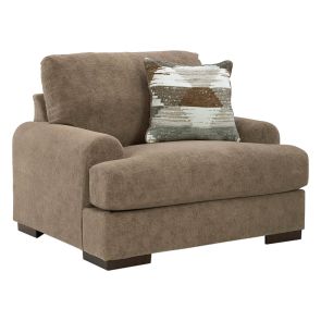 Front view of Jayne Park Pecan Chair