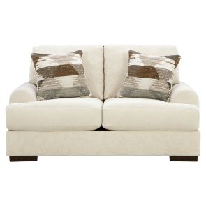 Front view of Jayne Park Sand Loveseat
