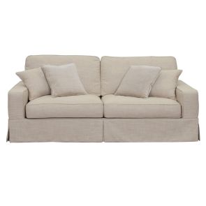 Americana Linen Slipcover Sofa