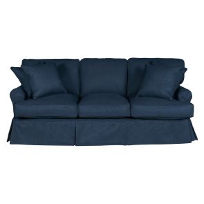Horizon Navy Slipcover Sofa