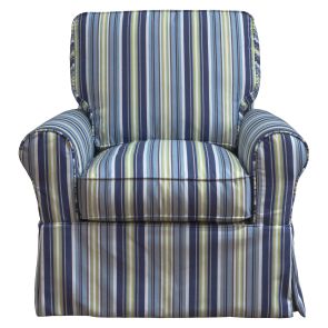 Horizon Breeze Slipcover Swivel Chair