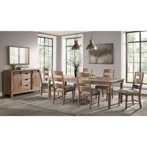 Highland 7 Piece Dining Set (Rectangular Table with 6 Side Chairs)