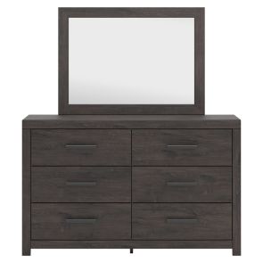 Front view of Prendonea Youth Mirror with dresser